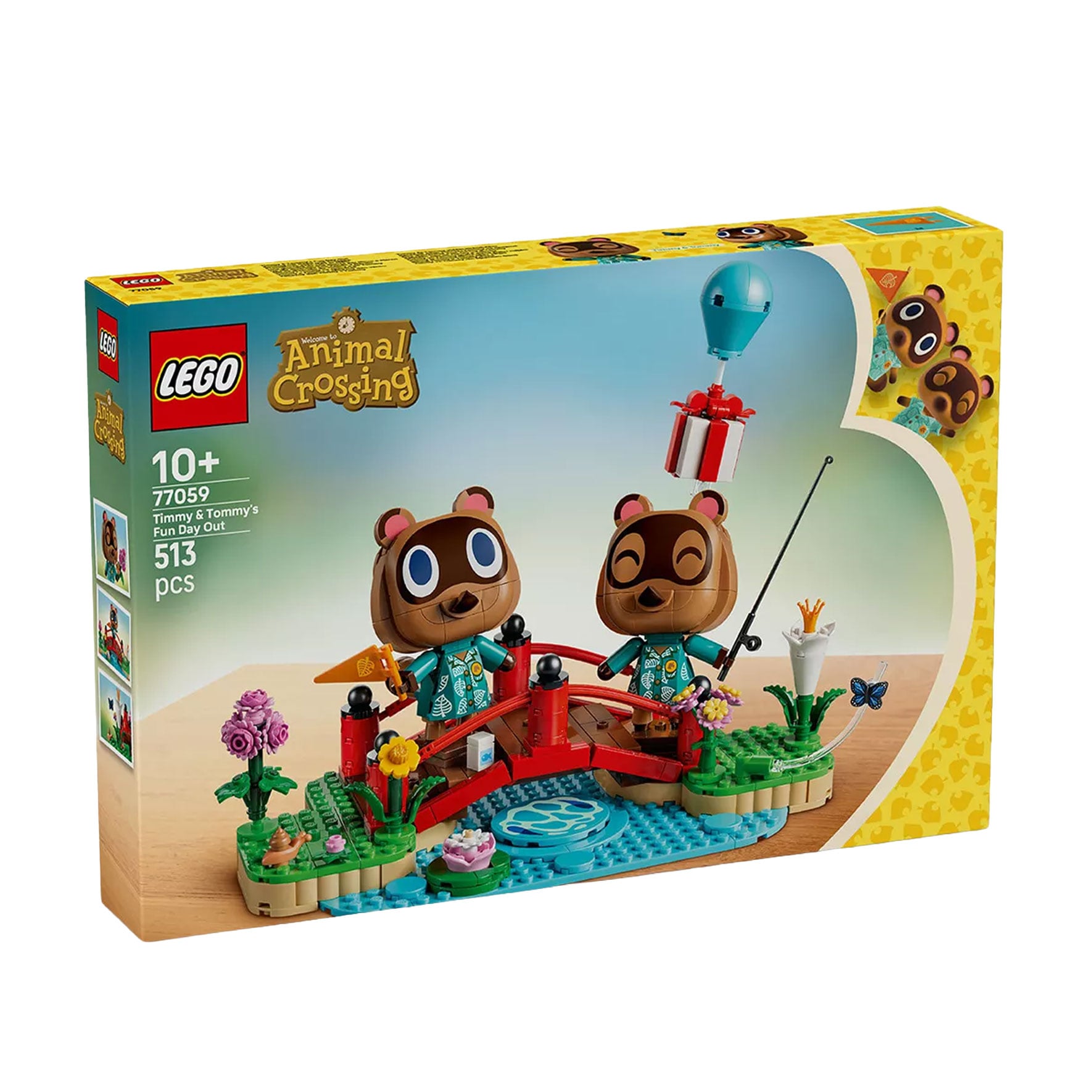 Конструктор LEGO Animal Crossing Timmy &amp; Tommy's Fun Day Out, 513 деталей, від 10 років (77059)